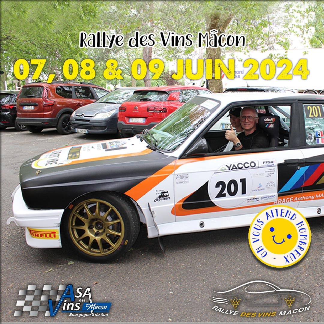 Rallye Des Vins M Con 2024 Rallye Infos   Macon2024 